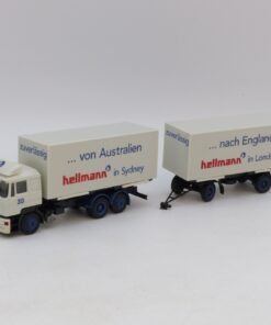 Herpa 1:87 Nr.: 177573 MAN F2000 Hängerzug Hellmann, siehe Bilder o. EB8298