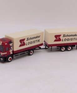 Herpa 1:87 Nr.: 184427 MAN F2000 Hängerzug Schomaker, siehe Bilder o. EB9736