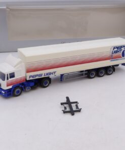 Herpa 1:87 Nr.: 185684 MAN F2000 Sattelzug PEPSI LIGHT, in EVP EB7506
