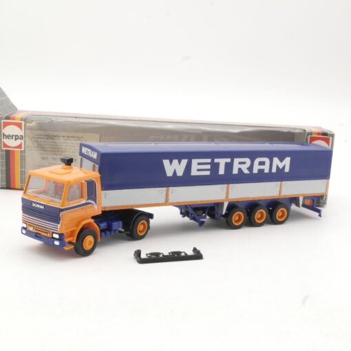 Herpa 1:87 Scania 115 E Sattelzug Wetram in OVP RR652