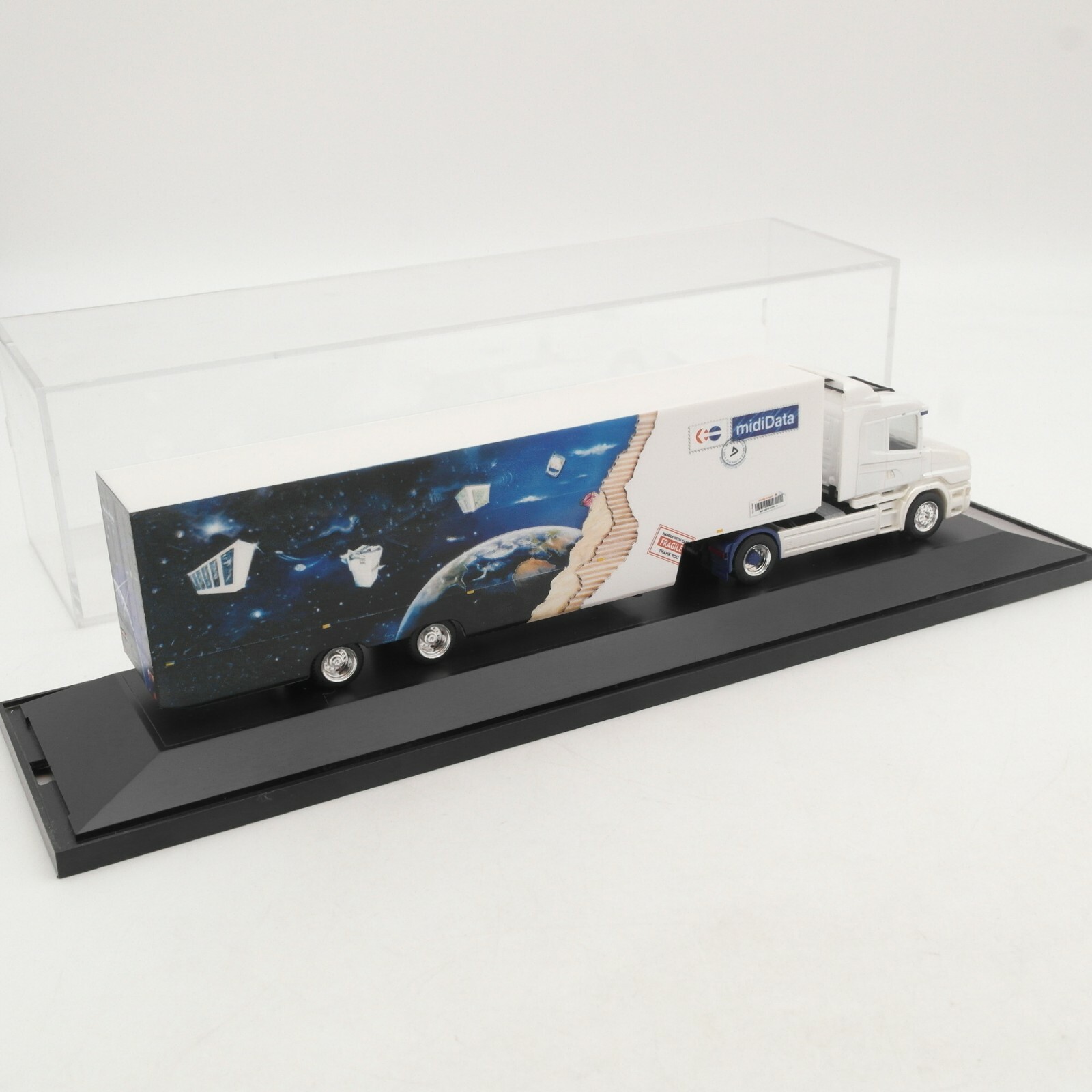 Herpa 1:87 Scania Hauber Koffersattelzug Girr Logistik in PC Box RA1724 – Bild 3