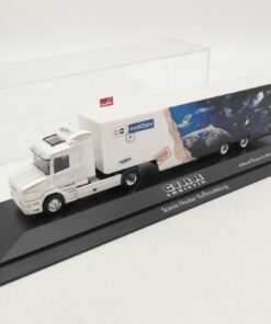 Herpa 1:87 Scania Hauber Koffersattelzug Girr Logistik in PC Box RA1724