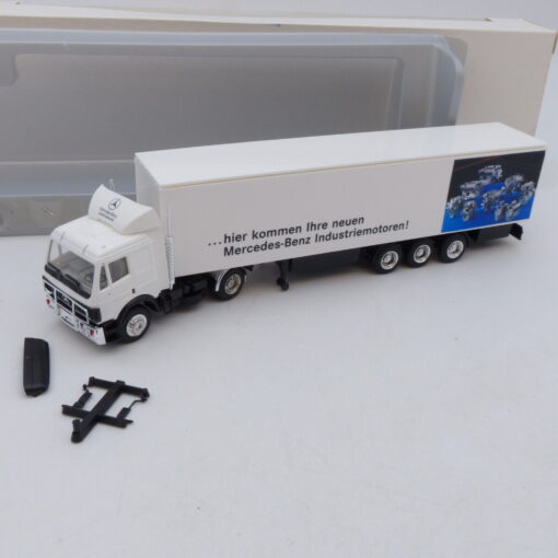 Herpa 1:87 Werbemodell: MB SK Sattelzug MB Industriemotoren, in OVP EB1369