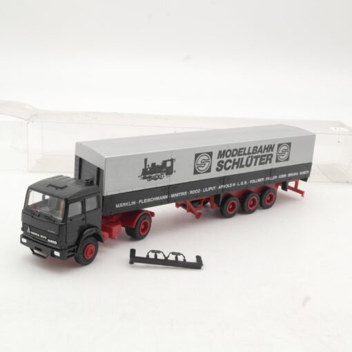Herpa 1:87 Werbemodell Magirus Deutz Sattelzug Modellbahn Schlüter in OVP RR607