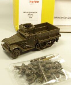 Herpa Minitanks 1:87 743747 278 M21 US Halbkette Mörser Militär in OVP EX7798