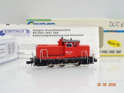 Hobbytrain N 246049 Diesellok BR 360 162-2 der DB Cargo Digital in OVP JL2536