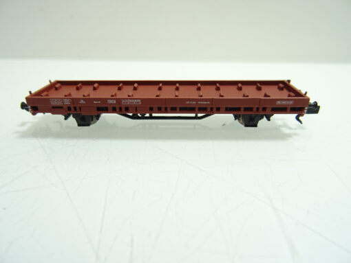Hobbytrain N H23817 Flachwagen ohne LKW der DB  Ep III in OVP AR7031 – Bild 3