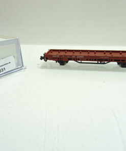 Hobbytrain N H23817 Flachwagen ohne LKW der DB  Ep III in OVP AR7031