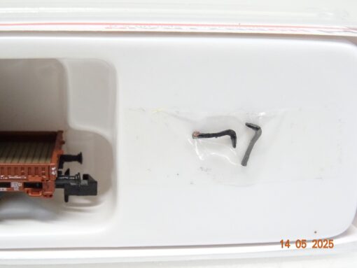 Hobbytrain N LC5007 Niederbordwagen Rlmmso mit 2 VW T2 der DB in OVP JL683 – Bild 4