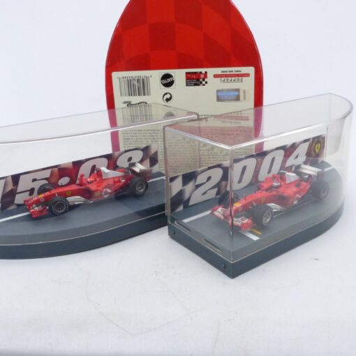Hot Wheels 1:43 04486 2er-Set Ferrari F1 #1 + #2 Hungaroring 2004 in OVP EX7743 – Bild 4