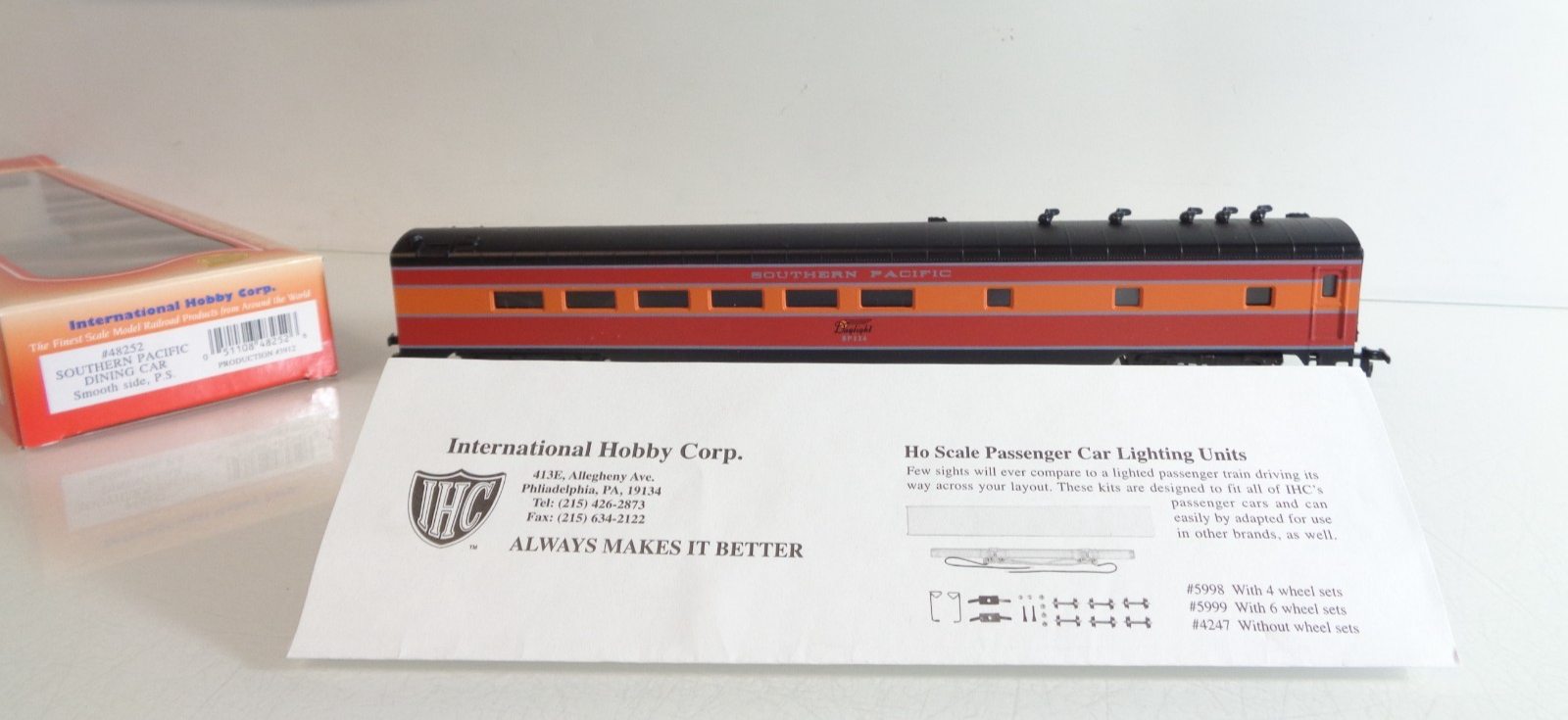 IHC H0 48252 Personenwagen der Southern Pacific in OVP BH922