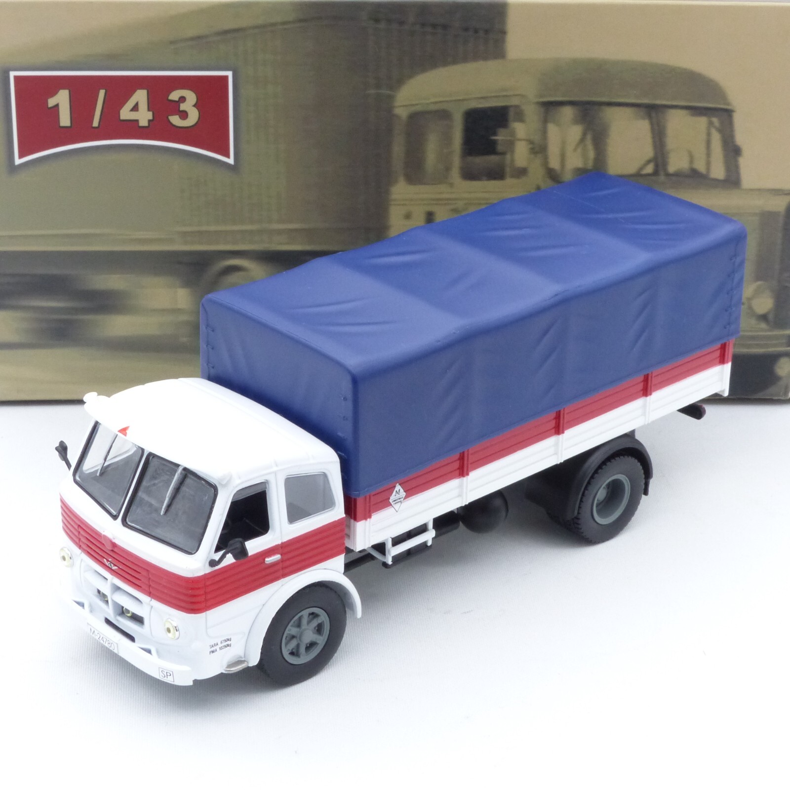 IXO 1:43 Pegaso Cabezon Pritsche/Plane neutral, in OVP EX709