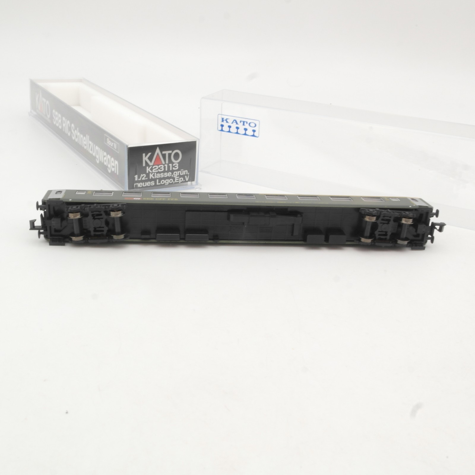 Kato N K23113 Personenwagen 1./2. klasse der SBB in OVP RR5392 – Bild 4