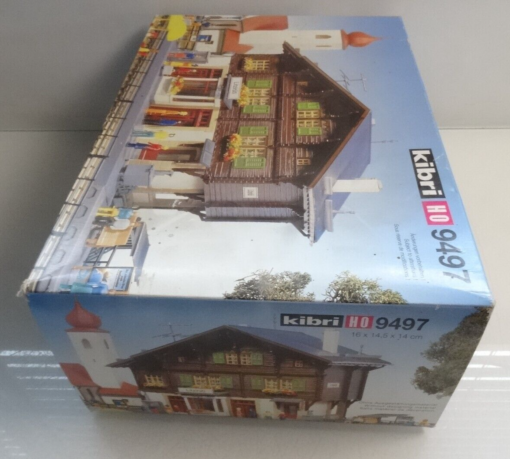 Kibri H0 9497 Bausatz Bahnhof Litzirüti 16 x 14,5 x 14 cm in OVP QR4745 – Bild 3