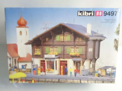 Kibri H0 9497 Bausatz Bahnhof Litzirüti 16 x 14,5 x 14 cm in OVP QR4745