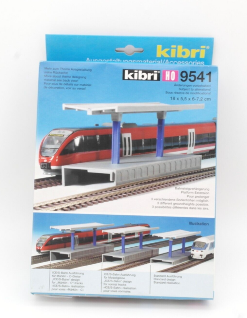 Kibri H0 9541 Bausatz Bahnsteigverlängerung neuwertig in OVP QR4161