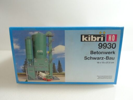 Kibri H0 9930 Bausatz Betonwerk Schwarz Bau neuwertig in OVP QR4298 – Bild 3