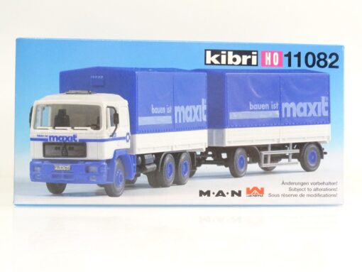 Kibri H0 Bausatz-Nr.: 11082 MAN Hängerzug Maxit - ungeöffnet, in OVP EX2629