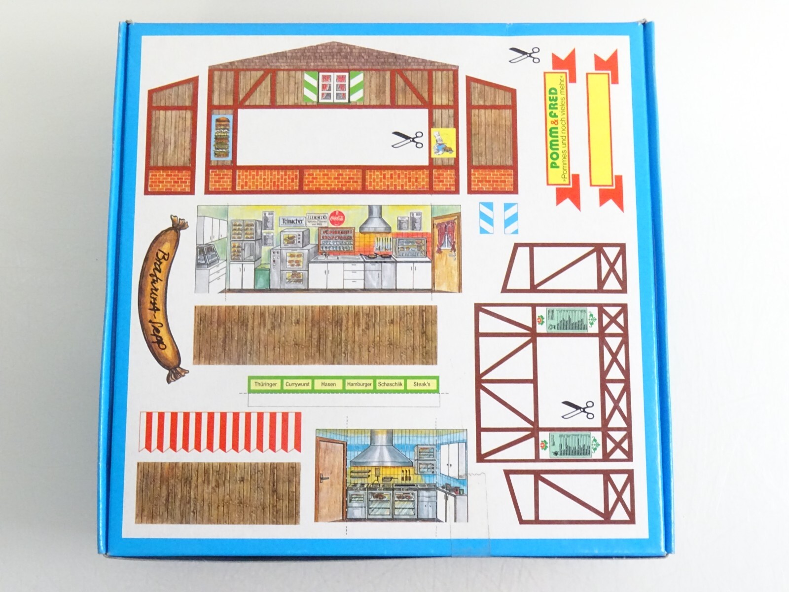 Kibri H0 Bausatz-Nr.: 8099 Imbissbuden - ungeöffnet, in OVP EX2621 – Bild 3