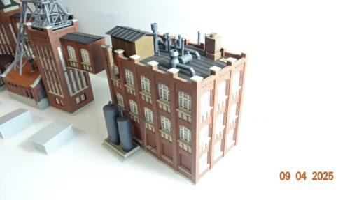 Kibri H0 Fabrikanlage mit Förderturm aus Anlagenrückbau siehe Foto CK7398 o. – Bild 4