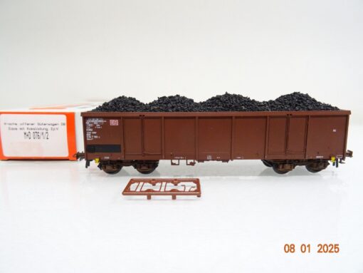 Klein Modellbahn H0 076/1/2 Hochbordwagen Mit Koksladung der DB in OVP PR5119