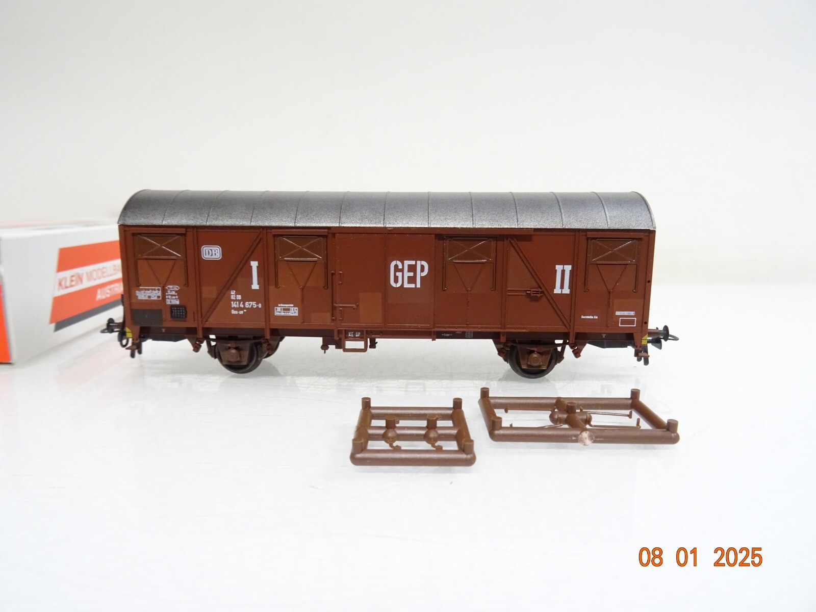 Klein Modellbahn H0 257 Expreßgutwagen der DB in OVP PR5111 – Bild 3