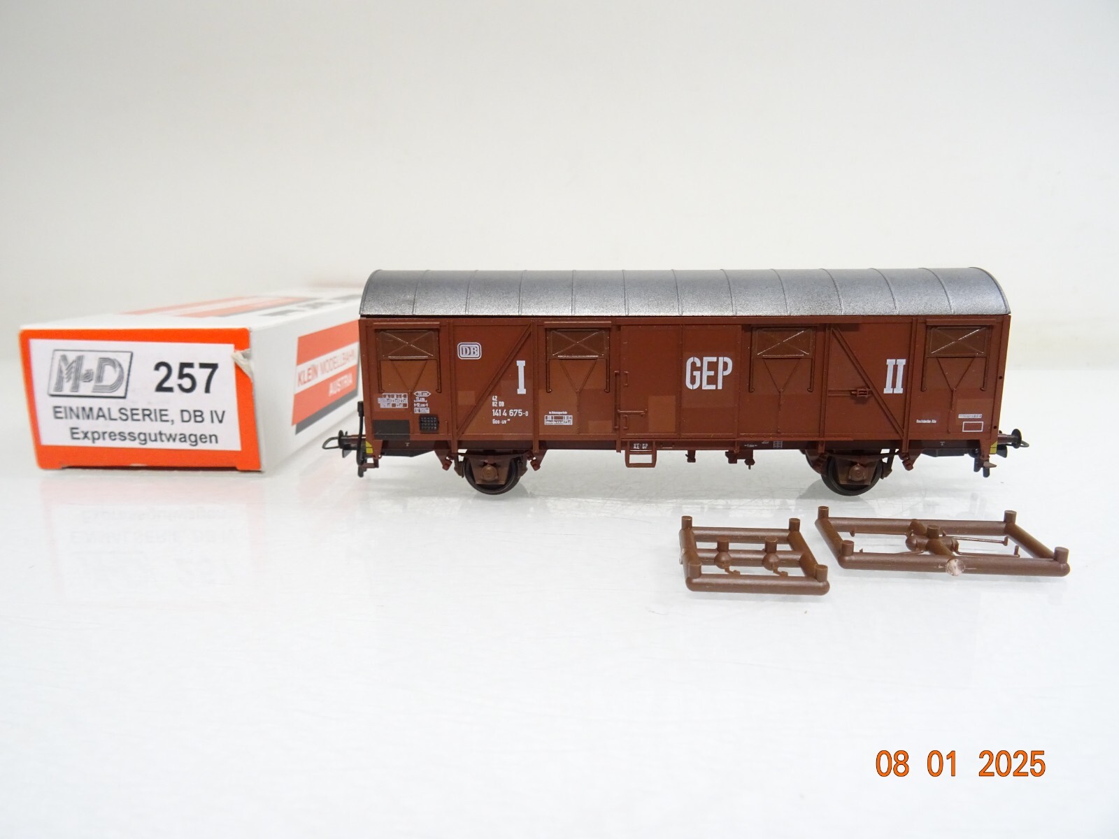 Klein Modellbahn H0 257 Expreßgutwagen der DB in OVP PR5111