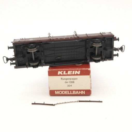 Klein Modellbahn H0 304 Rungenwagen der ÖBB in OVP RI7577 – Bild 3