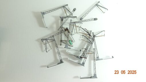 Konvolut H0 Oberleitungsmasten 13Stück aus Anlagenrückbau siehe Foto CK8447