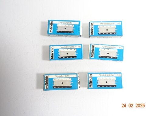 Konvolut Märklin H0 7209 Verteilerplatte 6 Stück siehe Foto in OVP CK6260