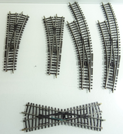 Konvolut Märklin H0 K Gleis Handweichen 5 Stück siehe Foto CK984 o.