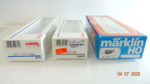 Konvolut Märklin H0 Leerverpackung 3 Stück siehe Foto CK9353