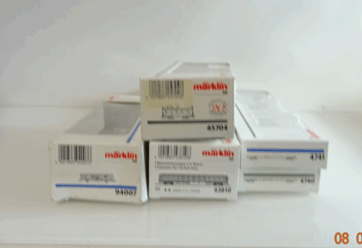 Konvolut Märklin H0 Leerverpackung 5 Stück siehe Foto CK9457