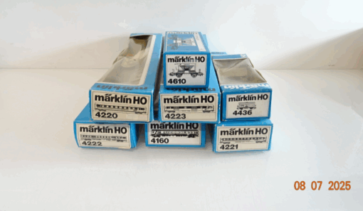 Konvolut Märklin H0 Leerverpackung 7 Stück siehe Foto CK9456