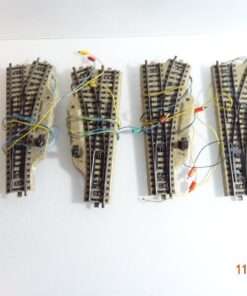 Konvolut Märklin H0 M-Gleise elektro. Weichen 4 Stück siehe Foto CK5893 o.