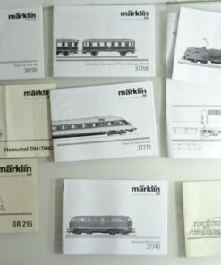 Konvolut Märklin H0 verschiedene Bedienungsanleitungen siehe Foto CK9705 o.