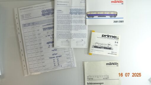 Konvolut Märklin Liliput H0 verschiedene Bedienungsanleitungen s. Foto CK9709 o.