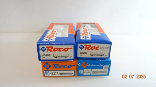 Konvolut Roco H0 Leerverpackung 4Stück siehe Foto CK9242