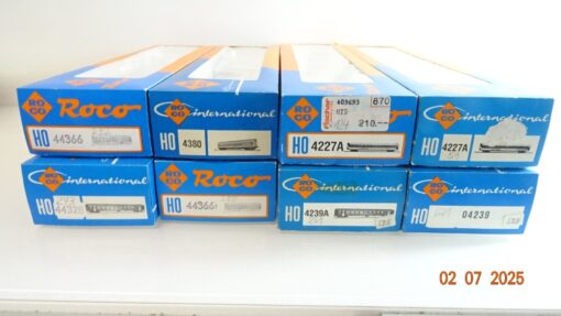 Konvolut Roco H0 Leerverpackung 8 Stück siehe Foto CK9244