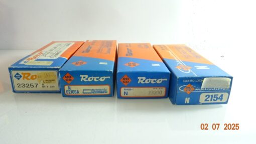 Konvolut Roco N Leerverpackung 4 Stück siehe Foto CK9251