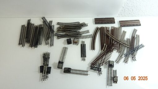 Konvolut Roco Spur N Gleise ca. 60 tlg. siehe Foto CK8015 o. – Bild 3