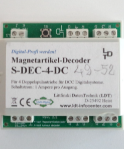 LDT S-DEC-4-DC Magnetartikel-Decoder mit Gehäuse siehe Foto PK2828 o.