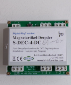 LDT S-DEC-4-DC Magnetartikel-Decoder mit Gehäuse siehe Foto PK2860 o.