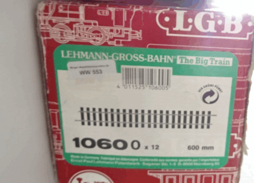 LGB Spur G 1060 Gerades Gleis 600 mm 12 Stück siehe Foto in OVP CK9575 – Bild 5