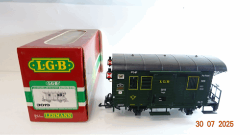 LGB Spur G 3019 Post Gepäckwagen mit Schlusslicht siehe Foto in OVP PK224