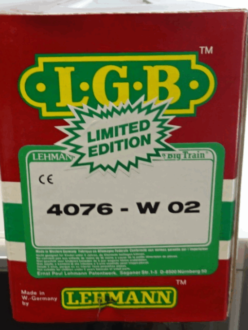 LGB Spur G 4076 W02 US Kohlenwagen WHITE PASS in OVP PK165 – Bild 6