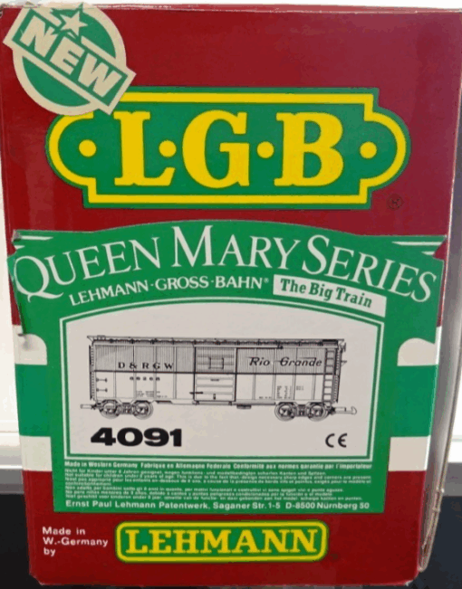LGB Spur G 4091 US D&RGW 68265 Steel Box Car Güterwagen in OVP PK117 – Bild 6