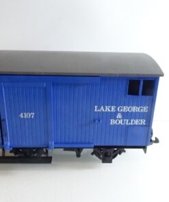 LGB Spur G 4107 gedeckter Güterwagen Lake George Boulder blau PK410 o.