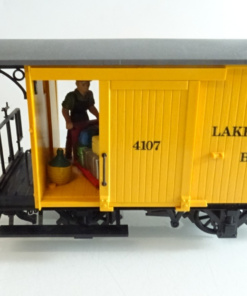 LGB Spur G 4107 gedeckter Güterwagen Lake George Boulder gelb PK409 o.