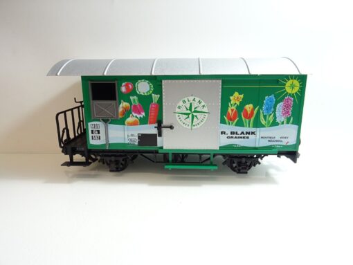 LGB Spur G 4128 Güterwagen Leersamenbox R.Blank Graines neuwertig in OVP TF205 – Bild 3